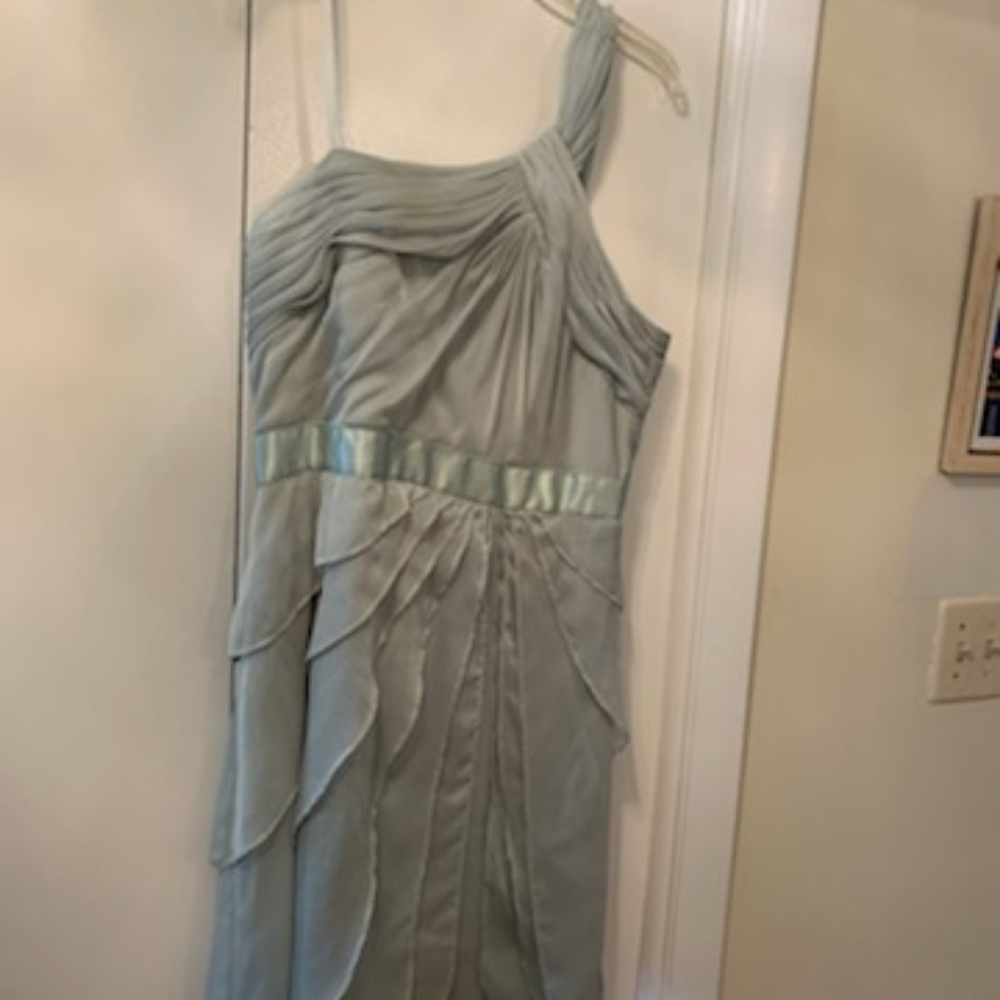 Mint green cocktail dress